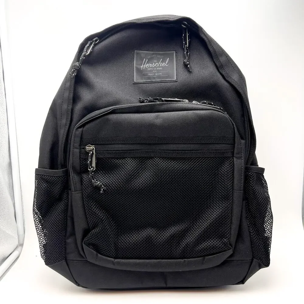 HERSCHEL SUPPLY CO. Kaine Backpack 28L Black School Work Office NWT